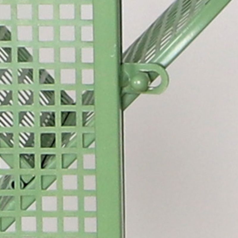 Industrial Geometric Bookcase Metal Book Shelf for Home Office