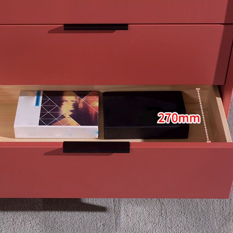 Contemporary Chest Vertical Bachelor's Chest with Metal Feet