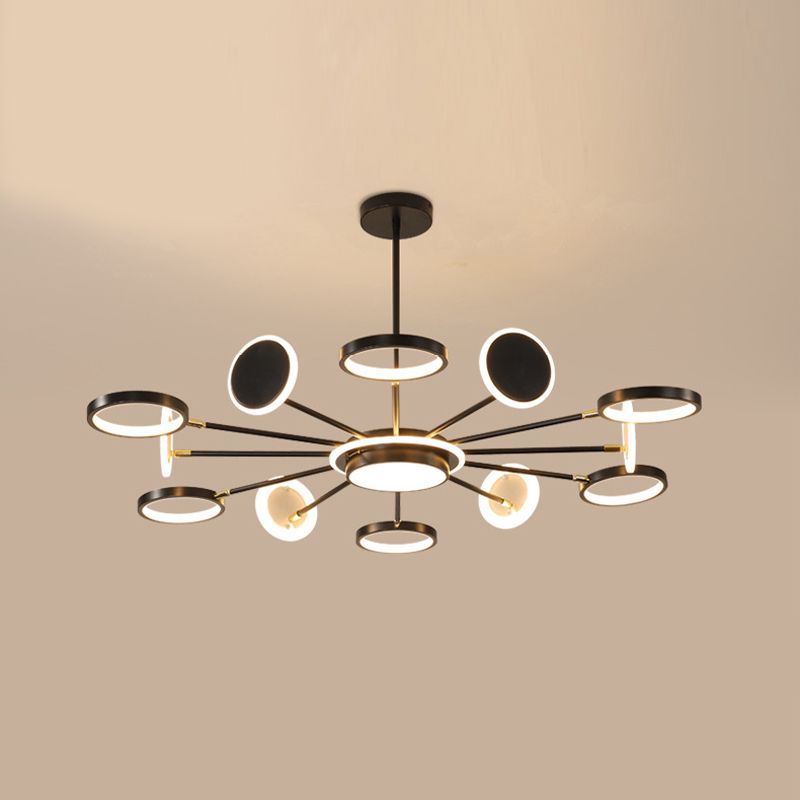 Eisenrahmen Kronleuchter Beleuchtungsbestand Moderner Kronleuchter anheizt Licht für Wohnzimmer