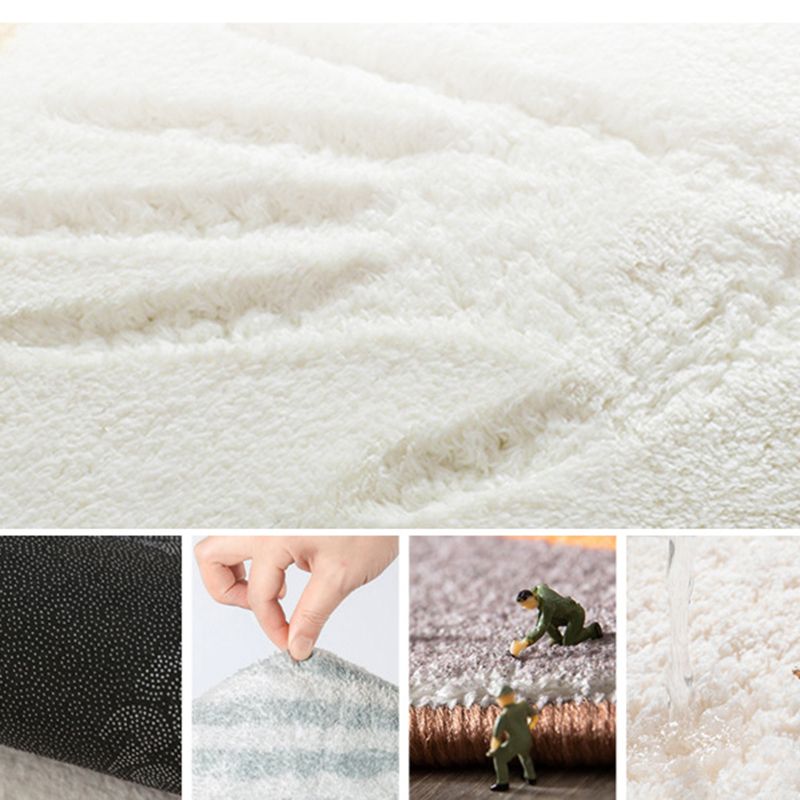 Abstract Painting Living Room Rug Color Block Carpet Washable Area Rug