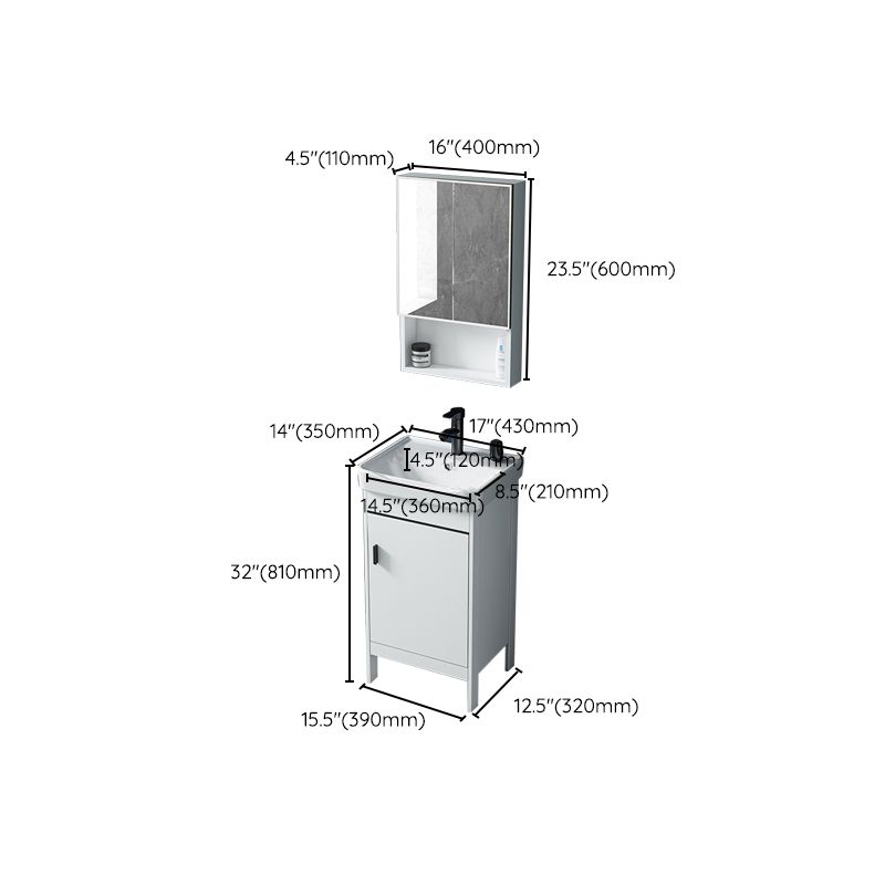 Aluminum Bathroom Vanity Modern Bathroom Vanity Set for Bathroom