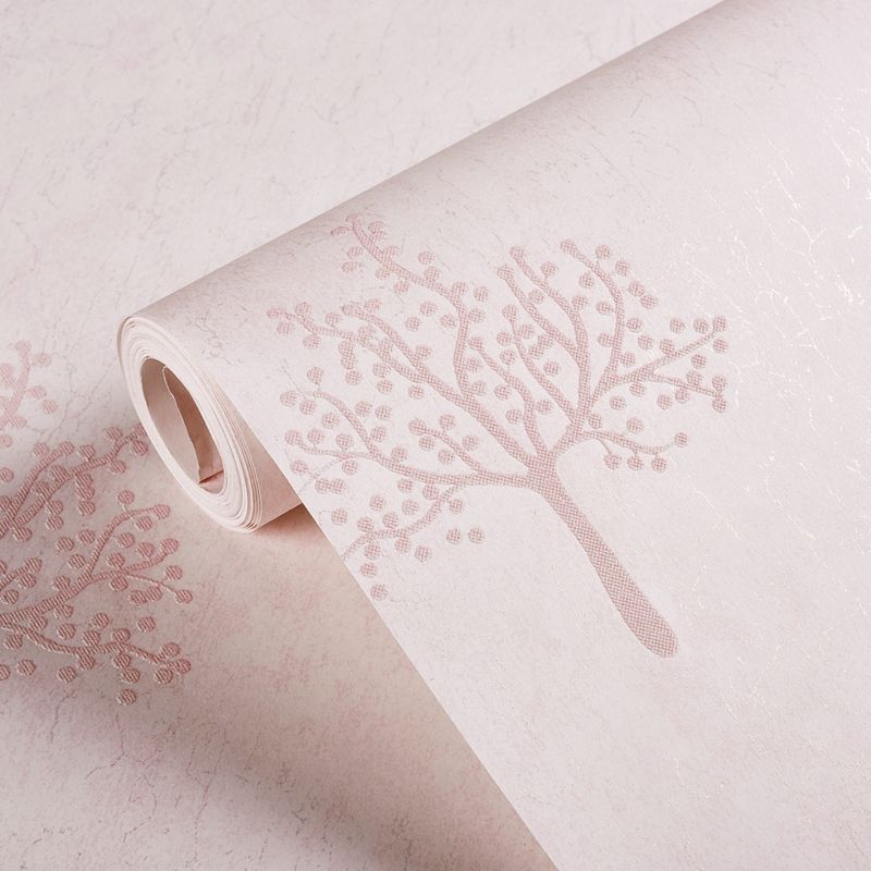 Waterproof Tree Pattern Wallpaper 31' L x 20.5" W Farmhouse Wall Art for Living Room