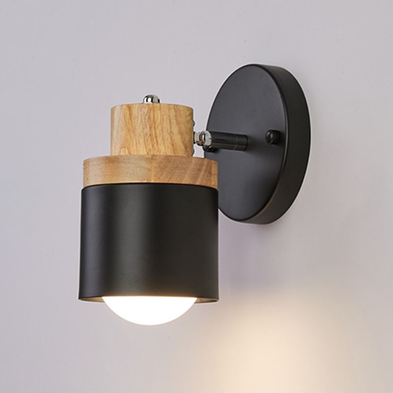 Luces de apliques geométricos contemporáneos 1 Light Light Lighting de luz de pared