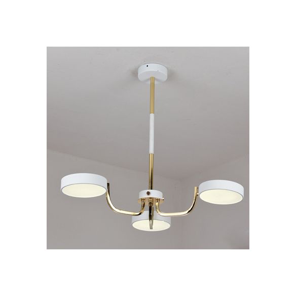 Oval Pendant Dining Room Hanging Lights Acrylic 3 Bulbs Modern style Pendant Lamps