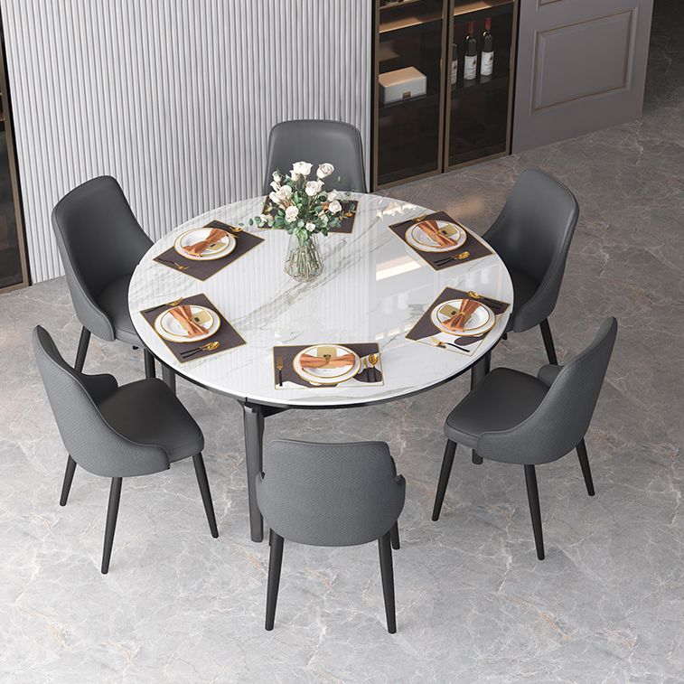 Metal Modern Dining Side Chair with Color Cushion Parsons Chair for Home