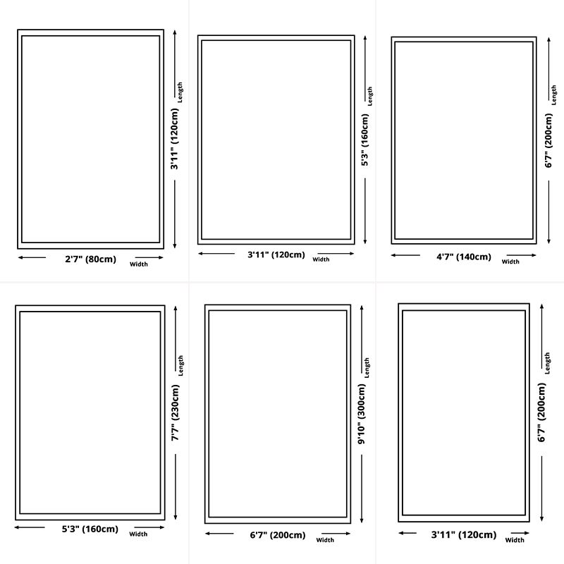 Light Color Botanics Print Rug Polyester Tropical Carpet Non-Slip Backing Indoor Rug for Living Room