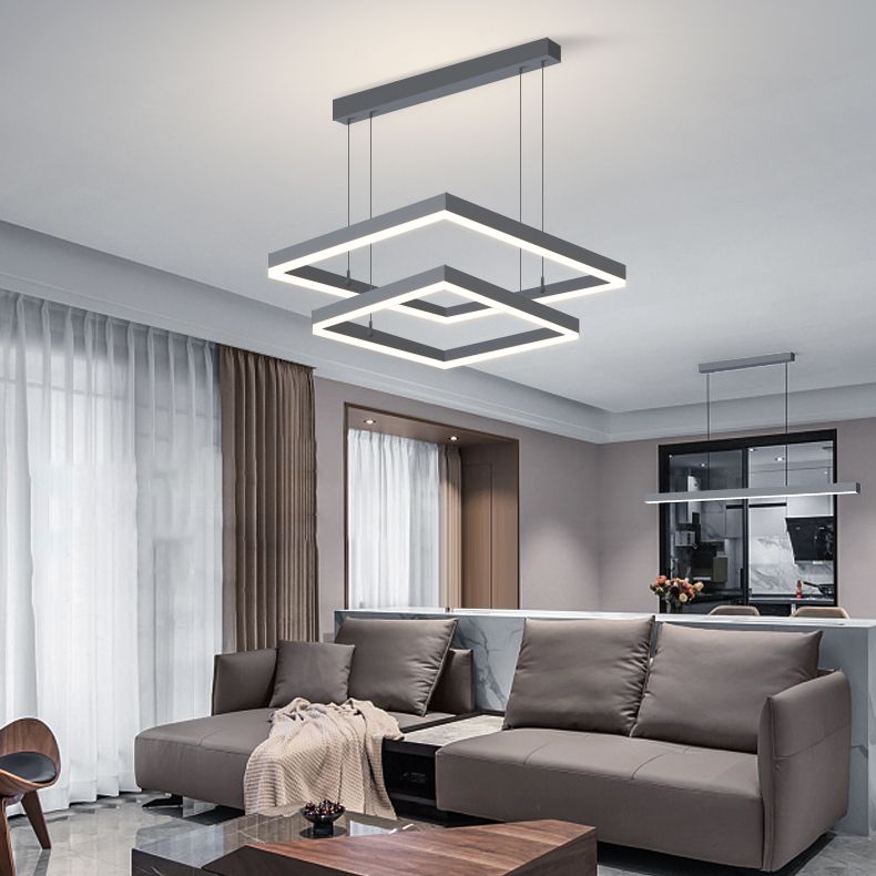 LED simple moderne LED suspendu pendant pour le salon salle à manger