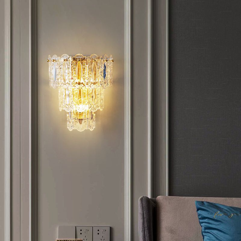 Nordic Wall Light Sconce Creative Glass Wall Light Fixture for Bedroom