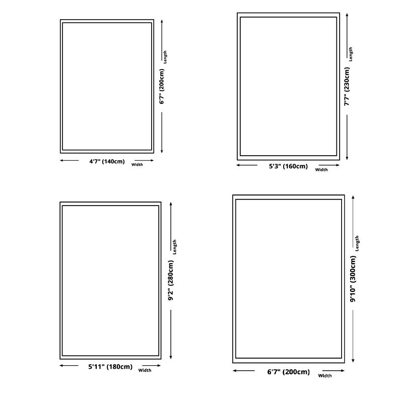 Moderne geometrische print tapijten Polyester Area Tapijt niet-slip achterste binnen tapijt voor woonkamer