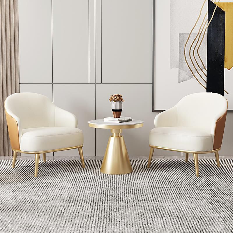 Contemporary Barrel Accent Chair Modern Arms Included Accent Armchair