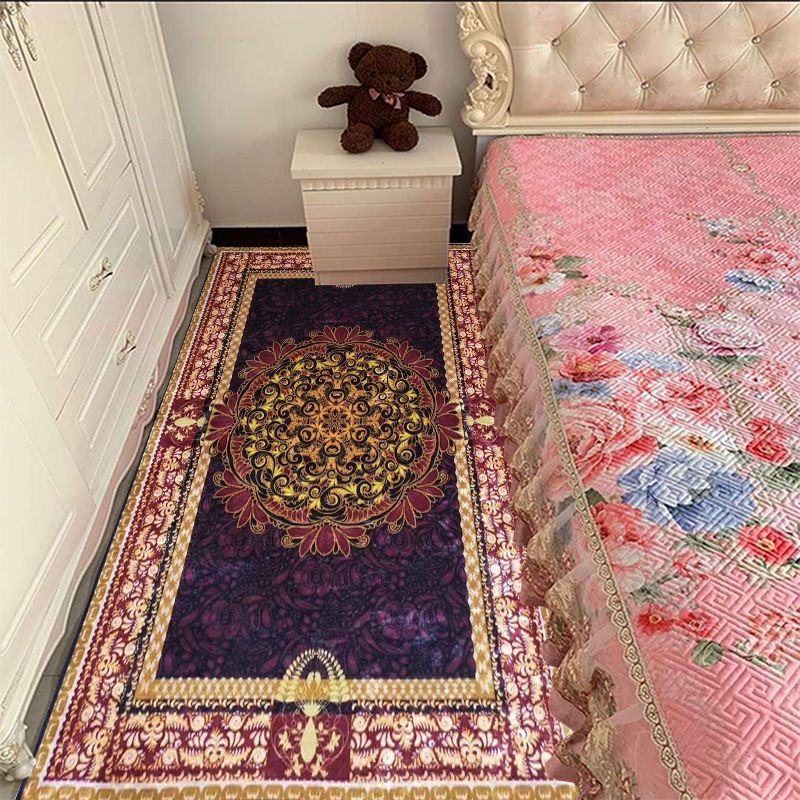 Chique slaapkamer tapijt Europees medaillonpatroon Tapijten Polyester vlekbestendig tapijt