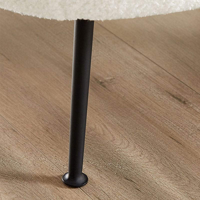 27.5"Wide Pillow Back Armless Slipper Accent Chair for Bedroom