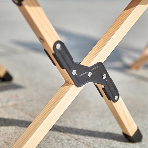 Solid Wood Dining Table Rectangle UV Resistant Camping Table