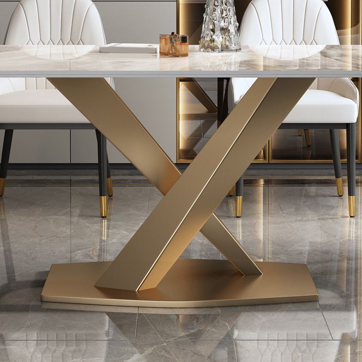 Minimalist 1/2/6/7 Pieces Furniture Stone Rectangle Dining Chairs Set for Home