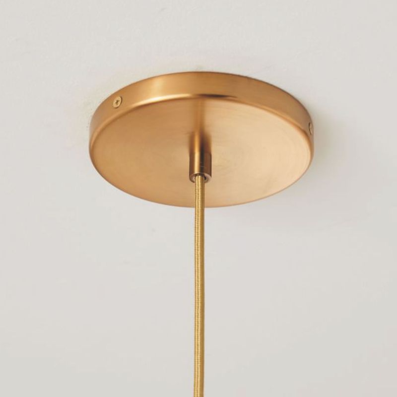 Nordic Style Anhänger Leichtkugel Formbirnen -Deckenlampe mit Glasschatten für Schlafzimmer