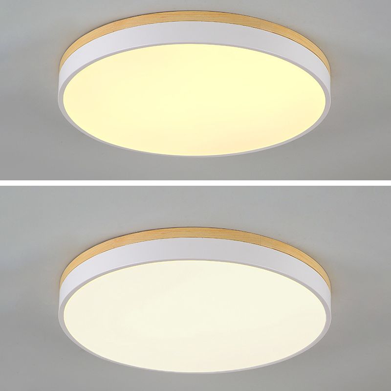 Modern Ceiling Mount Light Fixture Wood Ceiling Lamp