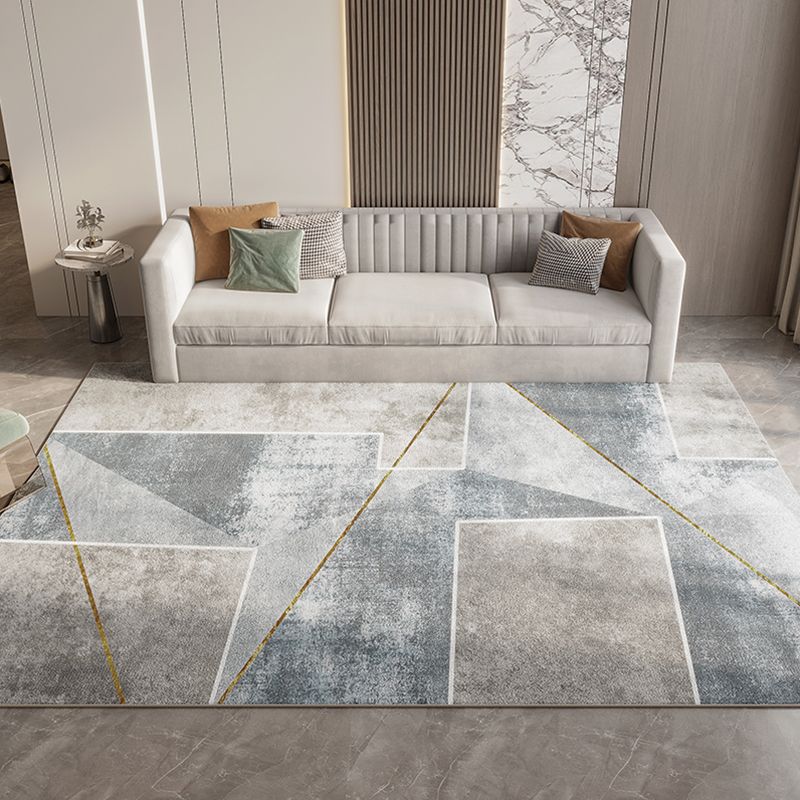 Minimalistisch binnenkleed Prachtig wasbaar Wasbaar Rug Polyester Stain Resistant Area Tapijt voor woonkamer