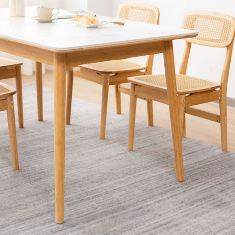 Sintered Stone Dining Table Rectangle Dinner Table for Dining Room
