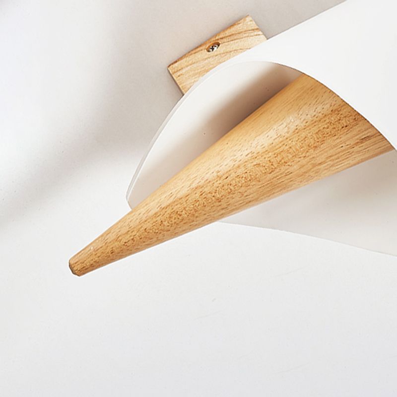 Minimalist Style Wall Mount Light Glass Bedside Wall Sconce Light