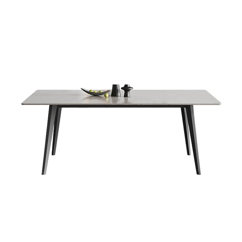 Modern Sintered Stone Top Dining Set Rectangle 1/4/5 Pieces Dining Room Table Set