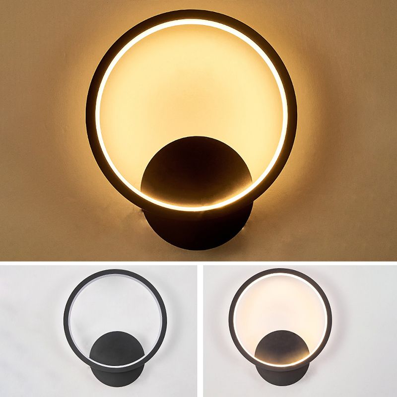 Metal Geometric Shape Wall Light Nordic Style LED Wall Sconce for Bedroom