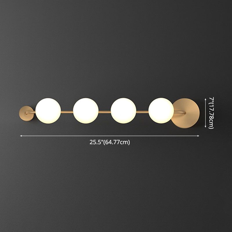 Contemporary Global Wall Mounted Light Metal Vanity Wall Lamps for Bathroom