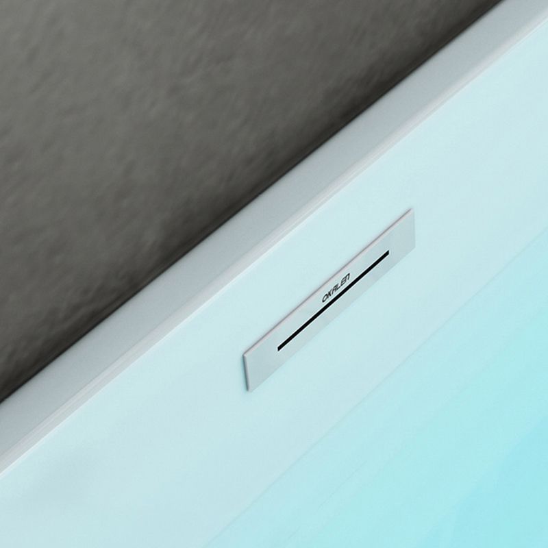 Modern Rectangular Alcove Bath Tub Acrylic Bath Tub for Home