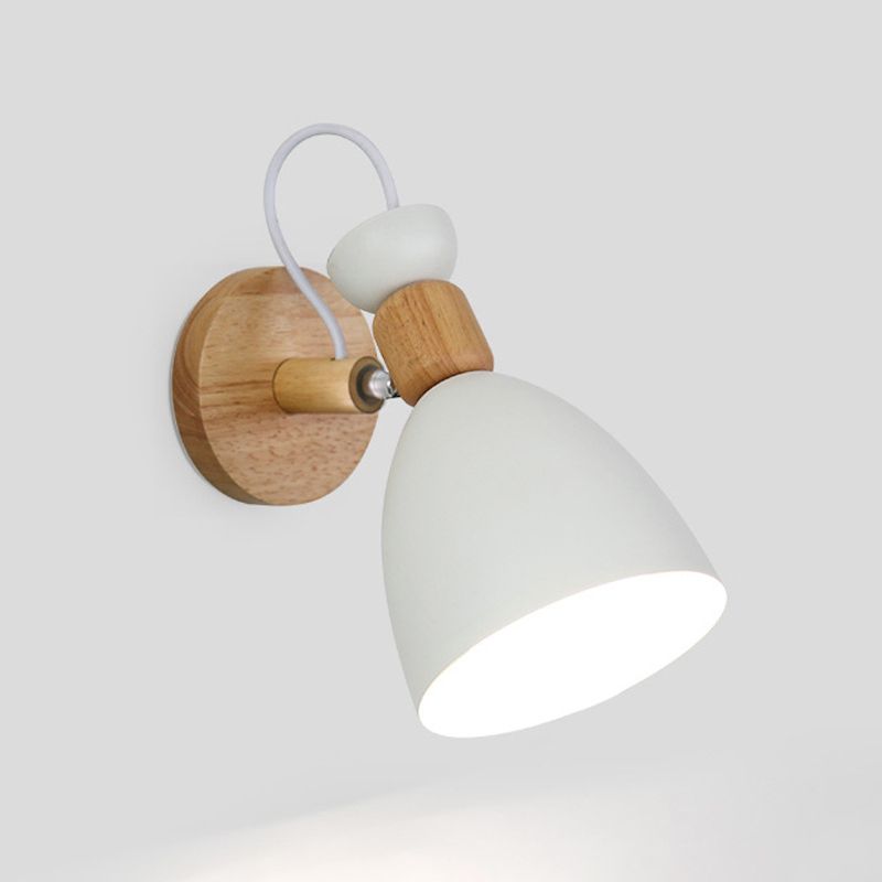 Moderne lampade a forma di macaron metallo 1 fluide con applique leggeri