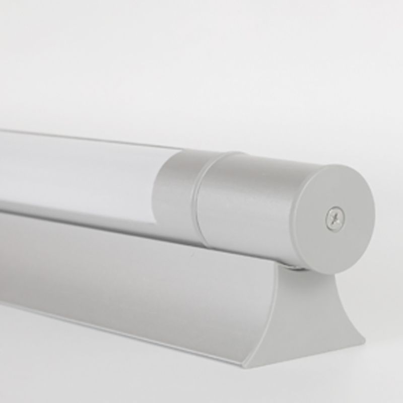 MODERNO SPROGNO SILVER SPECCHIO LUCE LED VAITY LEDITÀ LA VANITÀ con tonalità di plastica per il bagno