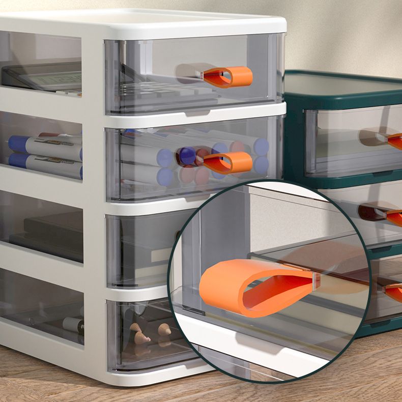 Contemporary Cabinet Acrylic Drawers Filing Cabinet for Home Office