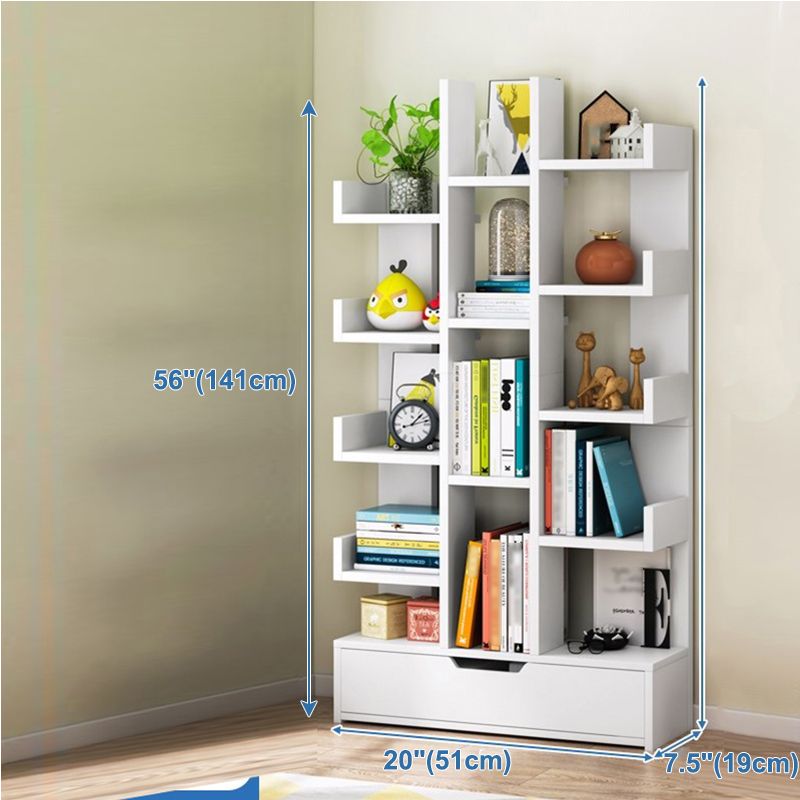 Bibliothèque de berceau de berceau d'ingénierie de style bibliothèque de style scandinave pour salle d'étude de bureau à domicile