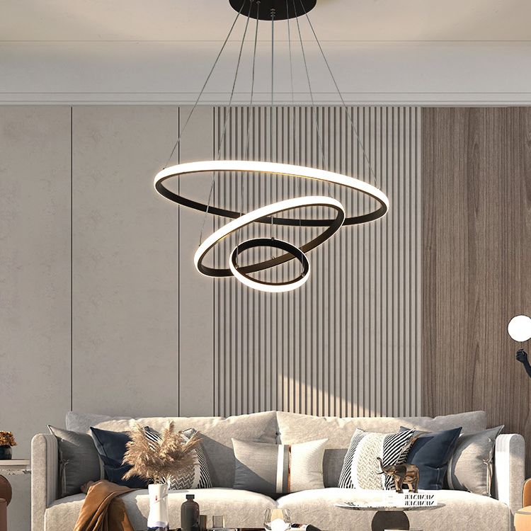 Accesorios de iluminación colgante circular