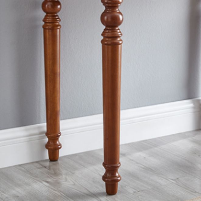 Traditional Dressing Table Stool Set Wooden Vanity Dressing Table for Bedroom