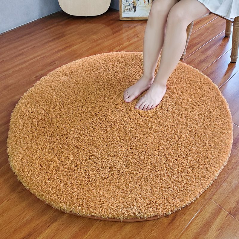 Gezellig gewone tapijt multi-kleuren minimalistisch tapijt Synthetische wol huisdiervriendelijk niet-slip achterste tapijt voor meisjeskamer
