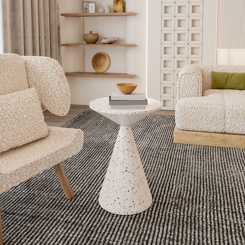 Pedestal Coffee Table Contemporary Metal Coffee Cocktail Table