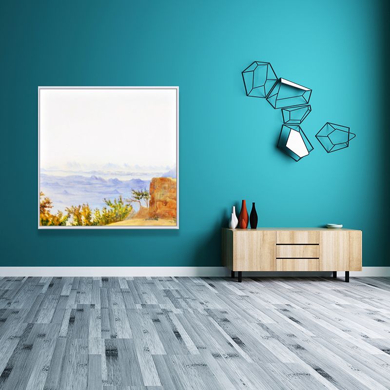 Rustic Natural Treasure Scenery Art Print Canvas Textured Purple Wall Decoration