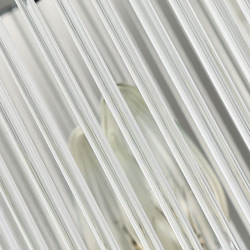 3 Lights Bedroom Wall Sconce Fixture Modernist Style Chrome Finish Wall Light with Cylinder Clear Crystal Shade