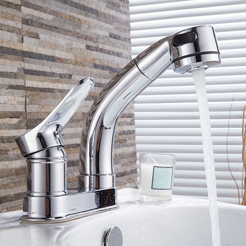 Centerset Faucet Lever Handles High-Arc Centerset Bathroom Sink Faucet