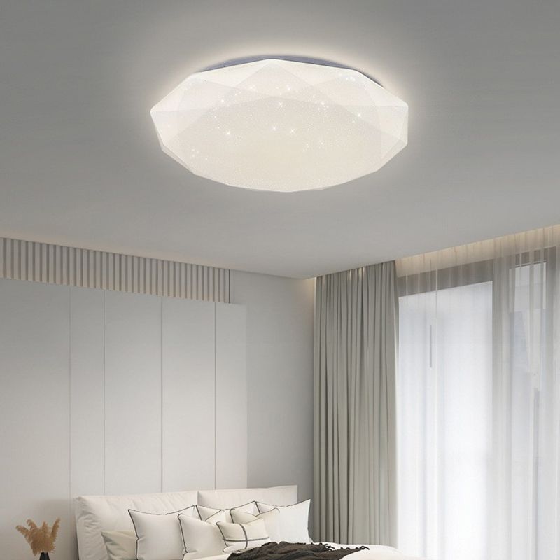 Contemporary Geometrical Flush Mount Ceiling Light Fixture for Bedroom