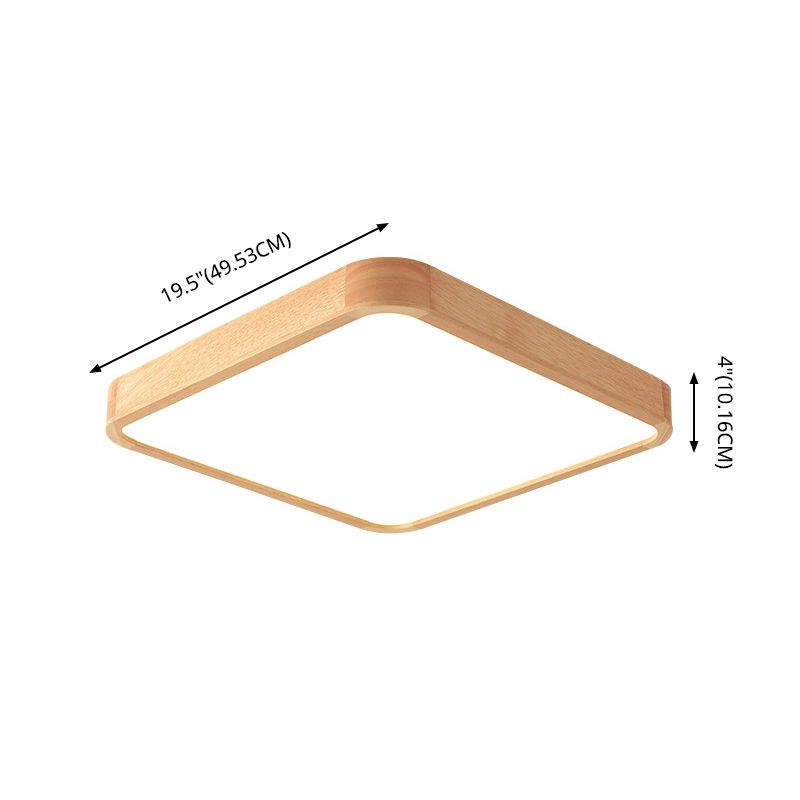 Modern Flush Mount Ceiling Chandelier Wood Flush Mount Lights