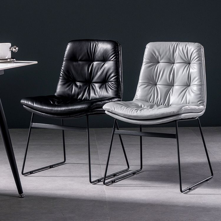 Silla contemporánea que cena las sillas sin brazos con las piernas del metal para la cocina