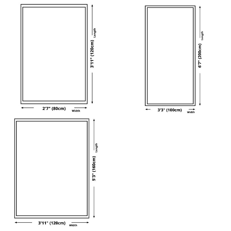 Bohemian Living Room Area Carpet American Pattern Polyester Area Rug Stain Resistant Rug