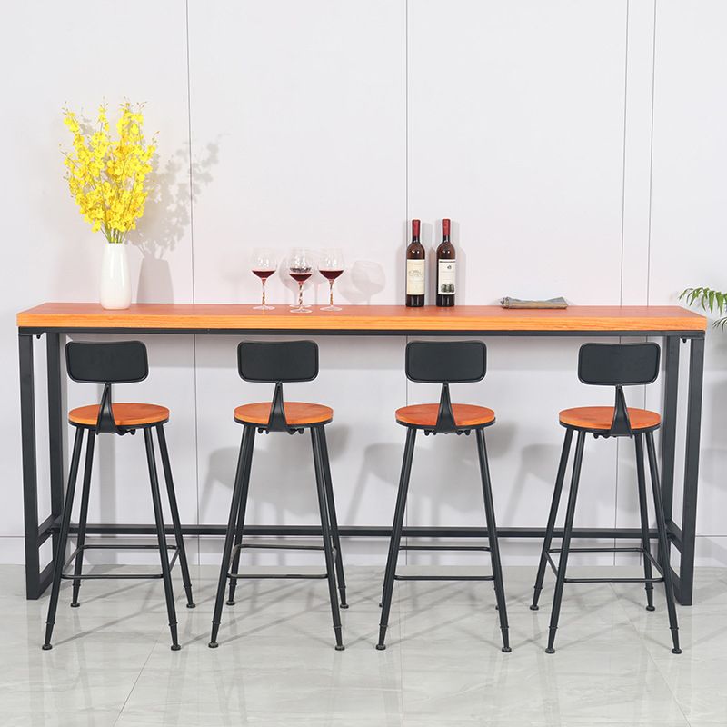 Rectangular Pub Table Set 1/2/5/9 Pieces Bar Stool and Table Set