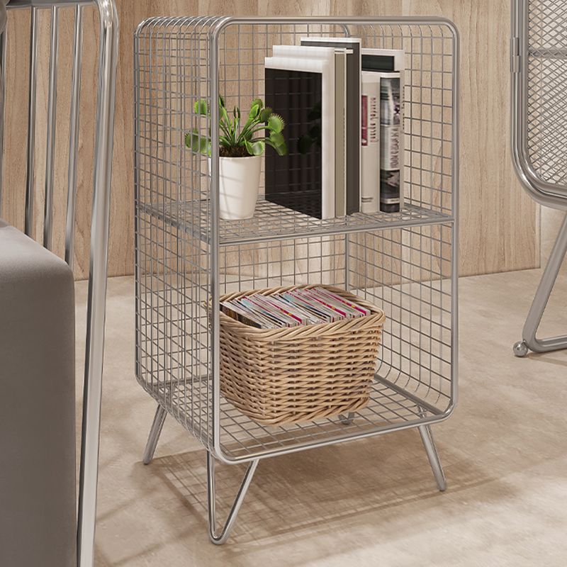 Bibliothèque standard de style industriel Metal à l'arrière fermé pour le bureau à domicile