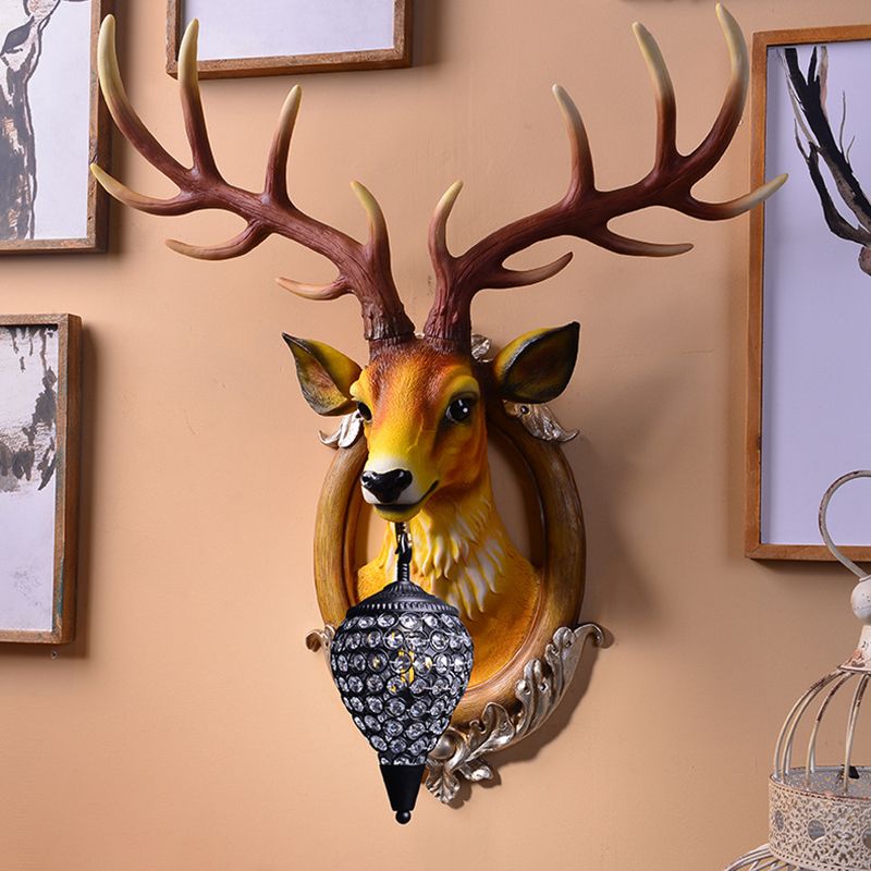 Creative Wall Lighting Fixture Contemporary Crystal Wall Mount Light