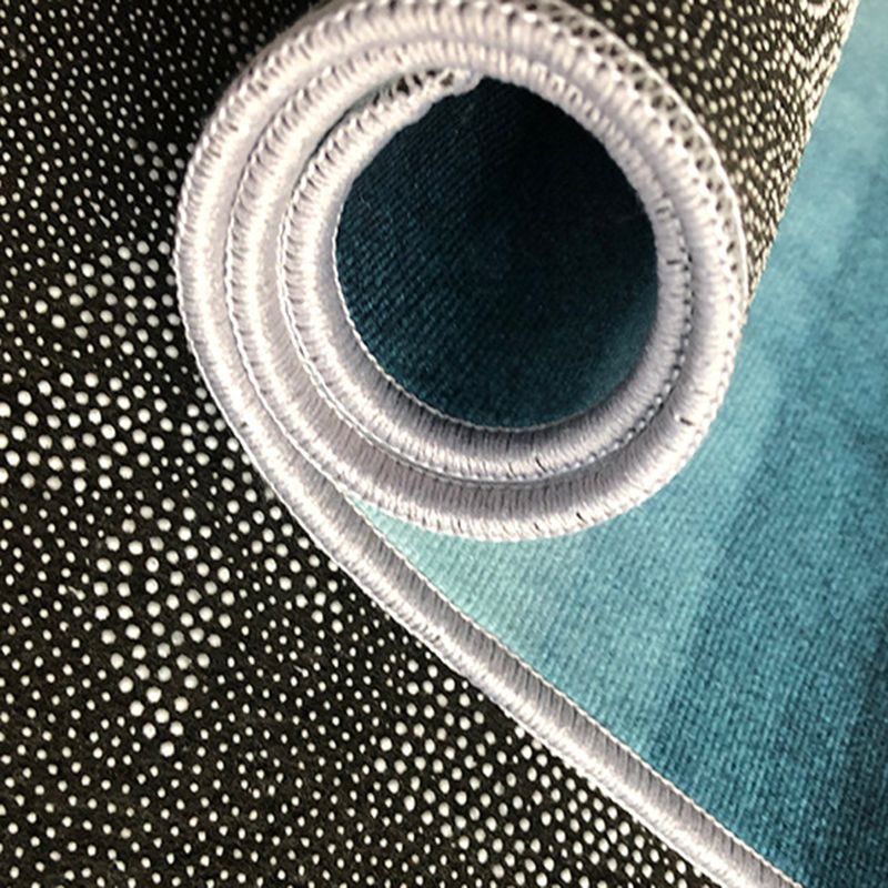 Green Line Carpet Polyester Modern Carpet Stain Resistant Carpet for Living Room