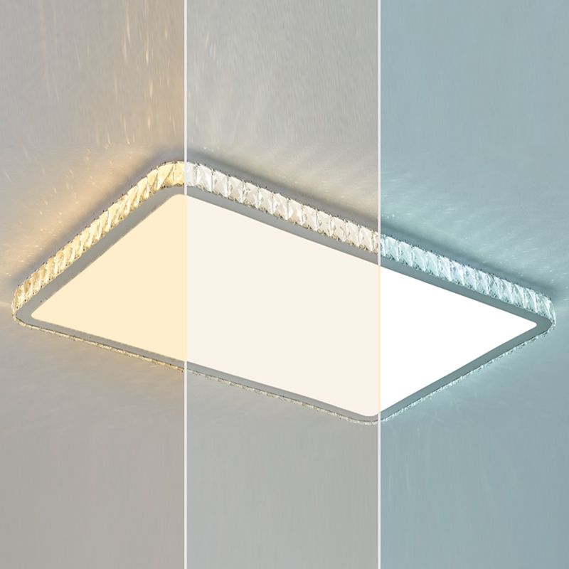 Plafonnier LED encastré en cristal, éclairage de plafond, salon, salle à manger, chambre à coucher