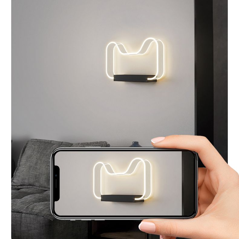 Lampada da parete a LED del letto Lampone Nordic Simple Wall Sconce per bambini Soggiorno