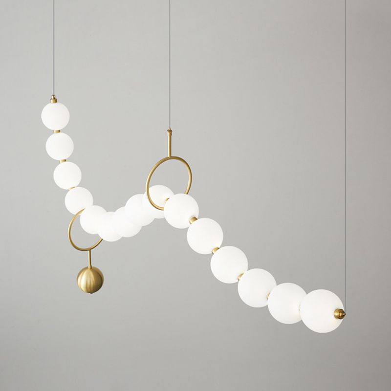 1 Light Unique Shape Hanging Ceiling Lights Modern Hanging Light Fixtures for Living Room