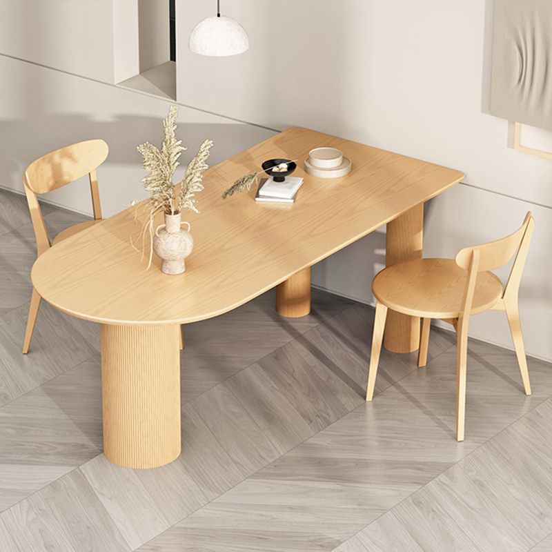 Modern Brown in Pine Counter Table Specialty Dining Table for Kitchen